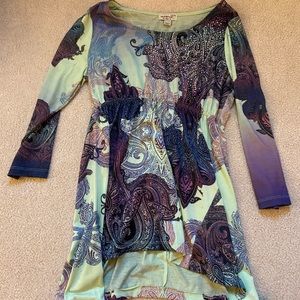 3/4 sleeve tunic top